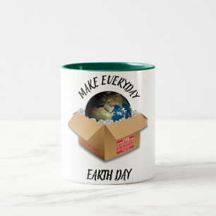 TASSE 2 COULEURS FAIRE LE JOUR DES TERRES TOUS LES JOURS