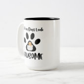 Tasse 2 Couleurs Faire paraître les chiens paweux, Groomer (Devant gauche)