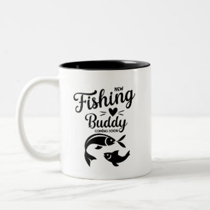Tasse 2 Couleurs Faire-part de grossesse au mari, nouvelle pêche