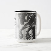 Tasse 2 Couleurs Faire-part de retraite avec vieilles éperons (Devant droit)