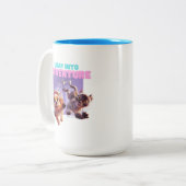 Tasse 2 Couleurs Faire un bond dans l'aventure (Devant gauche)