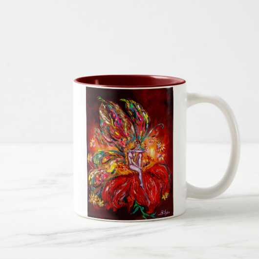 TASSE 2 COULEURS FAIRY EN ROUGE (Droit)