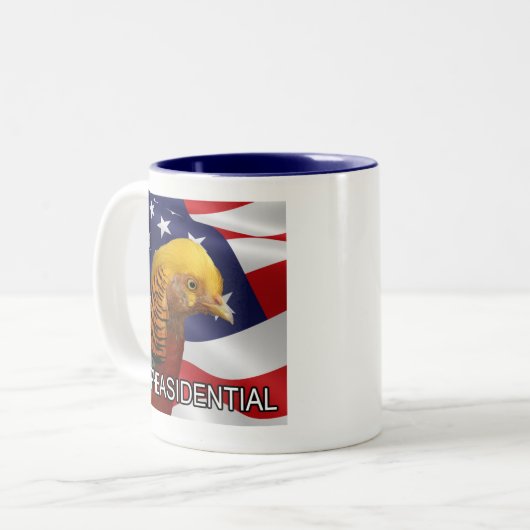 Tasse 2 Couleurs Faisan de Pheasidential (Devant gauche)