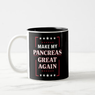 Tasse 2 Couleurs Faisons Mon Pancréas Grand Encore Sensibilisation