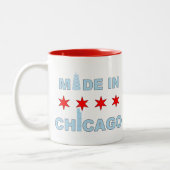 Tasse 2 Couleurs Fait à Chicago, Illinois (Gauche)