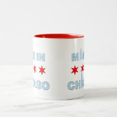 Tasse 2 Couleurs Fait à Chicago, Illinois (Centre)