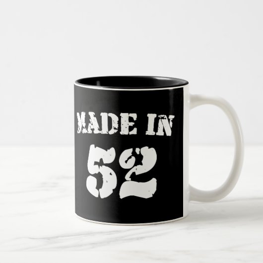Tasse 2 Couleurs Fait En 1952 (Droit)