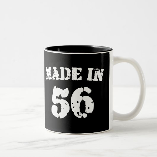 Tasse 2 Couleurs Fait En 1956 (Droit)