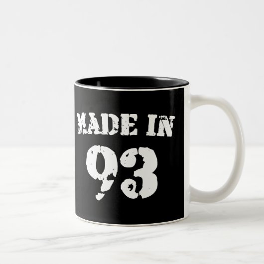 Tasse 2 Couleurs Fait En 1993 (Droit)