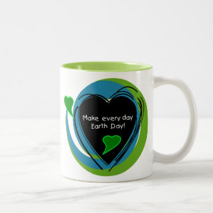 Tasse 2 Couleurs Faites chaque jour de la terre de jour