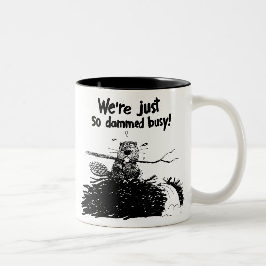 Tasse 2 Couleurs Faites Damm occupé (Droit)