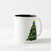 Tasse 2 Couleurs Faites du Gay pride Yuletide (Devant droit)