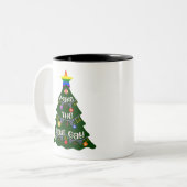 Tasse 2 Couleurs Faites du Gay pride Yuletide (Devant gauche)