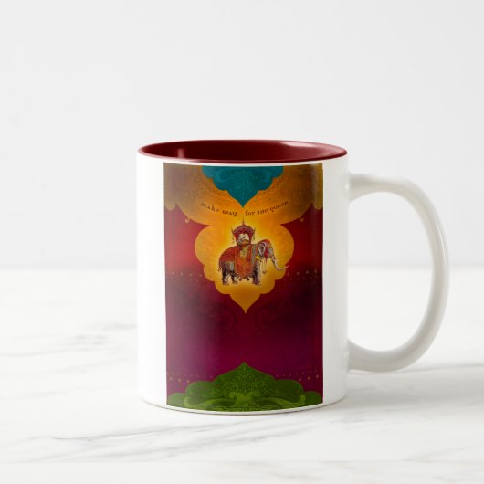 Tasse 2 Couleurs Faites la manière pour la reine ! (Droit)