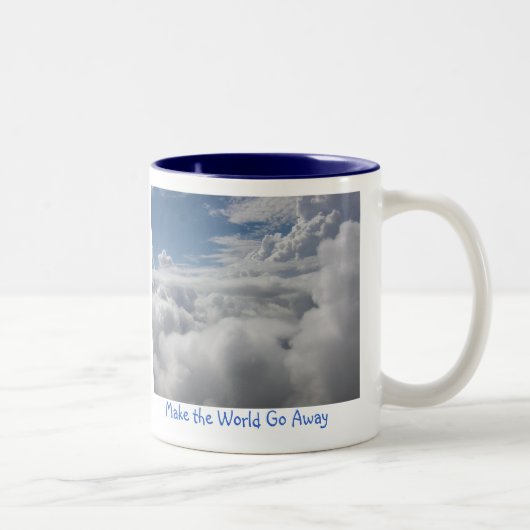 Tasse 2 Couleurs Faites le monde partir,… (Droit)