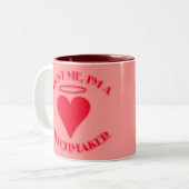 Tasse 2 Couleurs Faites-moi confiance je suis un marieur (Devant gauche)