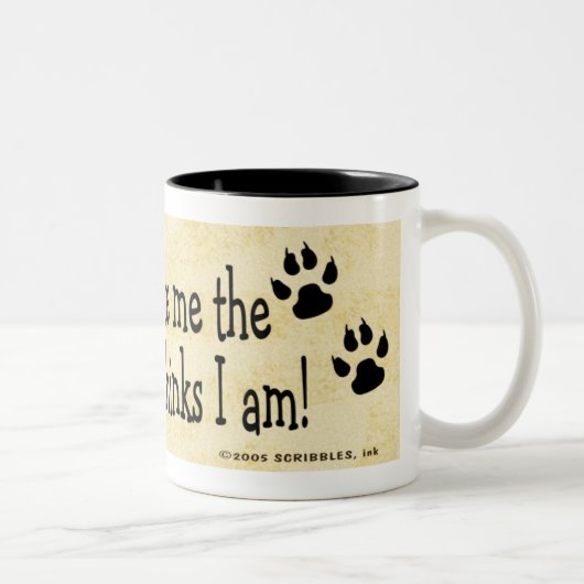 Tasse 2 Couleurs Faites-moi la personne (Droit)