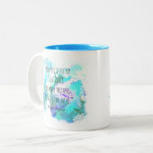 Tasse 2 Couleurs "Faites Quelque Chose De Créatif Tous Les Jours" (Devant gauche)