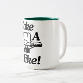 Tasse 2 Couleurs Faites Une Randonnée (Devant droit)