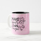 Tasse 2 Couleurs Faites votre propre magie (Devant gauche)