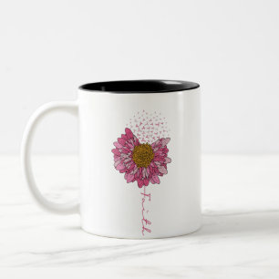 Tasse 2 Couleurs Faith- Sensibilisation au cancer du sein