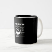 Tasse 2 Couleurs Faits sur la barbe (Devant droit)