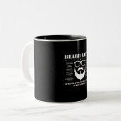 Tasse 2 Couleurs Faits sur la barbe (Devant gauche)