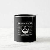 Tasse 2 Couleurs Faits sur la barbe (Centre)