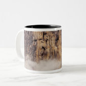 Tasse 2 Couleurs Falaise pure se levant au-dessus des nuages (Devant gauche)