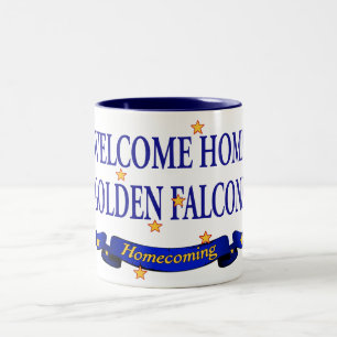 Tasse 2 Couleurs Falcons d'or à la maison bienvenus