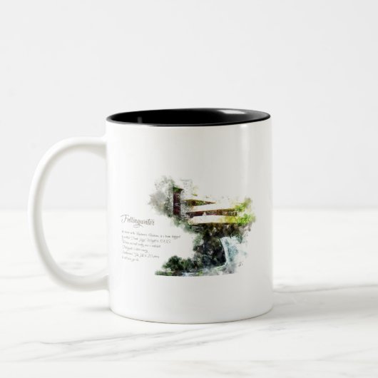 Tasse 2 Couleurs Fallingwater Landscape (Gauche)