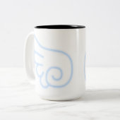 Tasse 2 Couleurs Falln Chibi Angel Wings (Devant gauche)