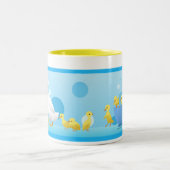 Tasse 2 Couleurs Famille de canard (Centre)