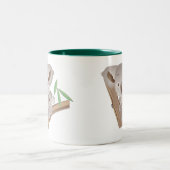 Tasse 2 Couleurs Famille de koala (Centre)