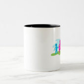 Tasse 2 Couleurs Famille heureuse (Centre)