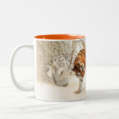 Tasse 2 Couleurs Famille Tiger (Gauche)