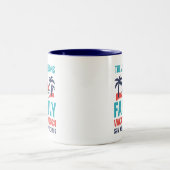 Tasse 2 Couleurs Famille Vacances Plage Vacances Voyage Souvenir (Centre)