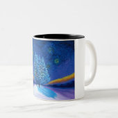 Tasse 2 Couleurs Famille Van Gogh Style (Devant droit)