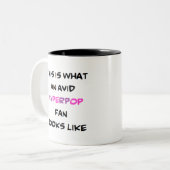 Tasse 2 Couleurs fan d'hyperpop, passionné (Devant gauche)