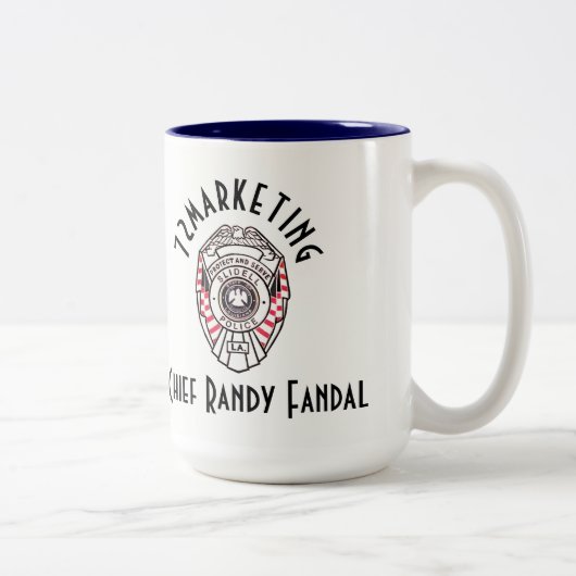 Tasse 2 Couleurs Fandal excité en chef 72marketing deux modifient (Droit)