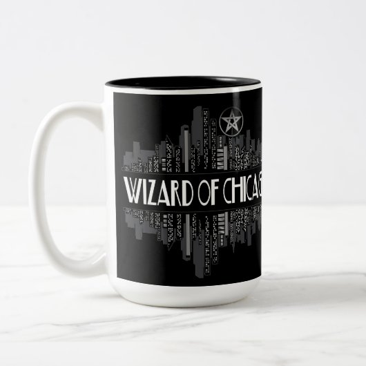 Tasse 2 Couleurs Fans du Magicien de Chicago Dresden (Gauche)