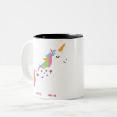 Tasse 2 Couleurs Fantastique licorne (Devant gauche)