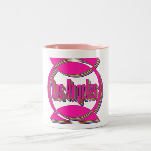 Tasse 2 Couleurs Fantastique Los Angeles 3 Cup (Centre)