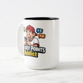 Tasse 2 Couleurs Fantasy Points Addict (Devant gauche)