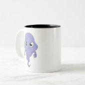 Tasse 2 Couleurs fantôme de style Chibi (Devant gauche)