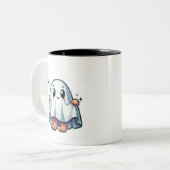 Tasse 2 Couleurs Fantôme Mal De Désapprobation (Devant gauche)
