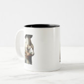 Tasse 2 Couleurs Fantômes d'Halloween (Devant gauche)