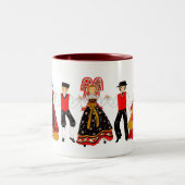 Tasse 2 Couleurs Farandole de costume d'ALSACE (Centre)