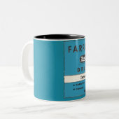 Tasse 2 Couleurs Farell dope Munising, MI (Devant gauche)
