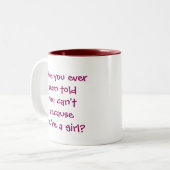 Tasse 2 Couleurs Farmer rouge clair (Devant gauche)